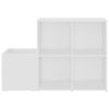 Hall Shoe Cabinet 105×35.5×70 cm Engineered Wood – White