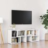 Wilbraham TV Cabinet 104x30x52 cm Engineered Wood – White