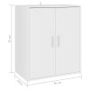 Shoe Cabinet 60x35x70 cm Engineered Wood – White