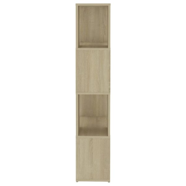 Moston Book Cabinet Room Divider 60x24x124.5 cm Engineered Wood – Sonoma oak