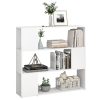 Pennsauken Book Cabinet Room Divider 100x24x94 cm – White