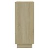 Sideboard 97x31x75 cm Engineered Wood – Sonoma oak