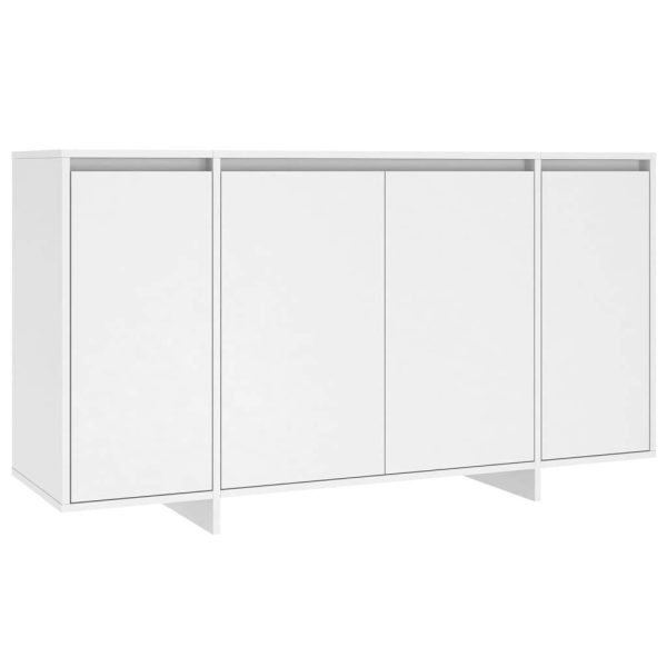 Sideboard 135x41x75 cm Engineered Wood – White