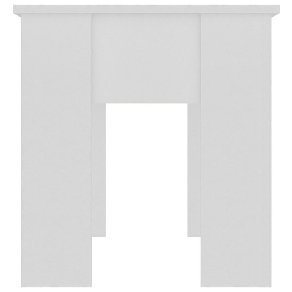 Coffee Table 101x49x52 cm Engineered Wood – White