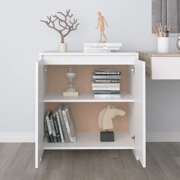 Sideboard 70x40x75 cm Engineered Wood – White