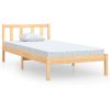 Asbury Bed Frame Solid Wood Pine – SINGLE, Brown