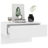 Angus Wall-mounted Bedside Cabinet – White, 2