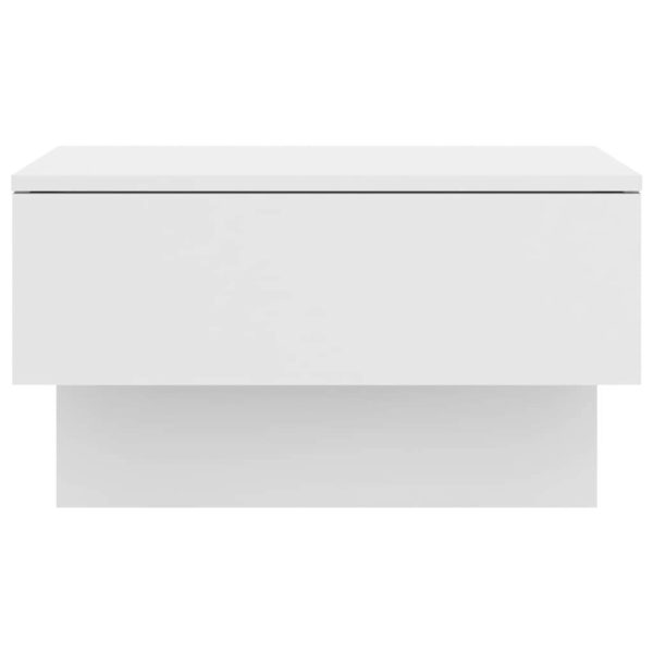 Angus Wall-mounted Bedside Cabinet – White, 2