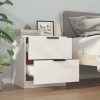 Oldham Bedside Cabinet Engineered Wood – White, 2