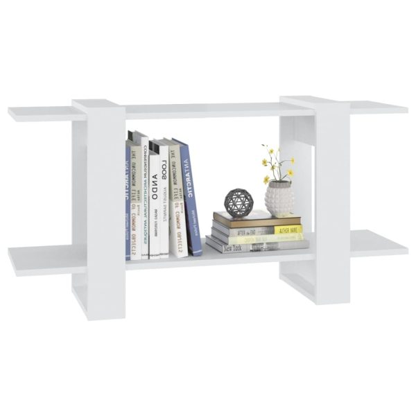 Book Cabinet 100x30x51 cm Engineered Wood – White