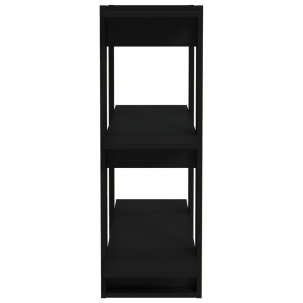 Thorne Book Cabinet/Room Divider 80x30x87 cm – Black