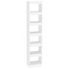 Paramount Book Cabinet/Room Divider 40x30x198 cm – White