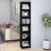 Paramount Book Cabinet/Room Divider 40x30x198 cm – Black