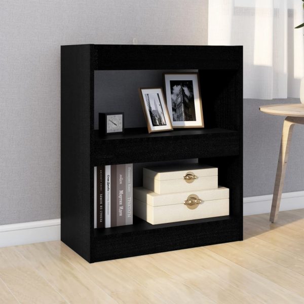 Bloomington Book Cabinet/Room Divider 60x30x72 cm – Black