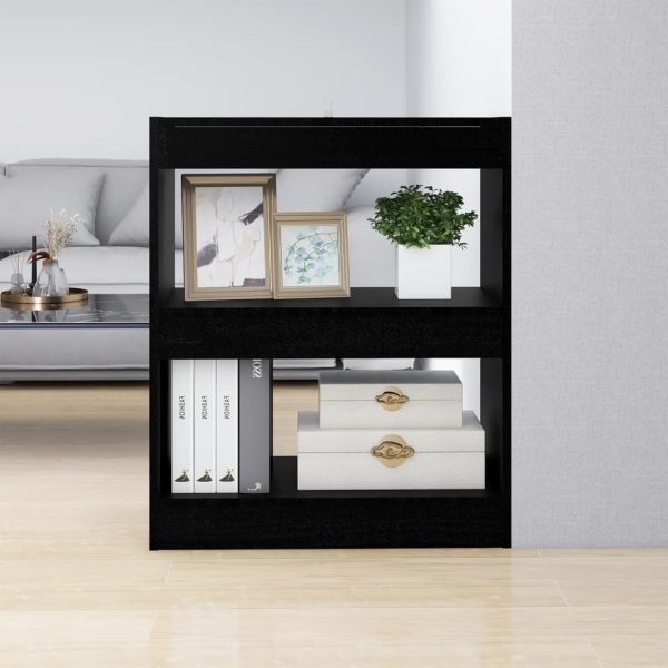 Bloomington Book Cabinet/Room Divider 60x30x72 cm – Black