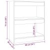 Bloomington Book Cabinet/Room Divider 60x30x72 cm – Concrete Grey