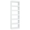 Boerne Book Cabinet/Room Divider 60x30x198 cm – White