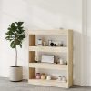 Dronfield Book Cabinet/Room Divider 80x30x103 cm Engineered wood – Sonoma oak