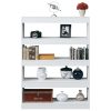 Palmdale Book Cabinet/Room Divider 100x30x135 cm – White