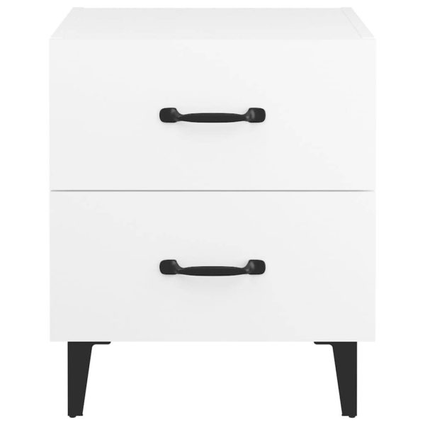 Broadlands Bedside Cabinet 40x35x47.5 cm – White, 1