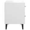 Broadlands Bedside Cabinet 40x35x47.5 cm – White, 1