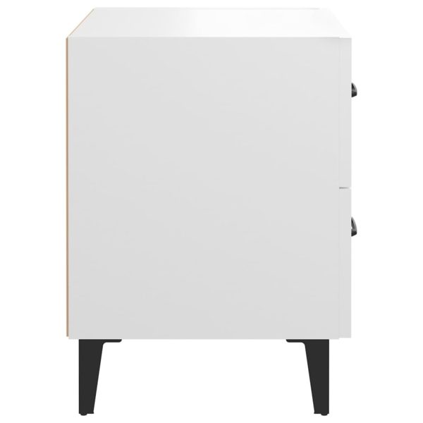 Broadlands Bedside Cabinet 40x35x47.5 cm – White, 1