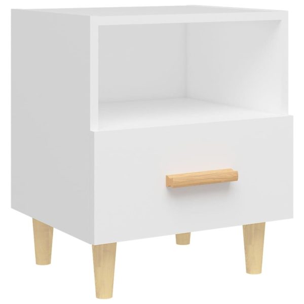Derry Bedside Cabinet 40x35x47 cm – White, 2