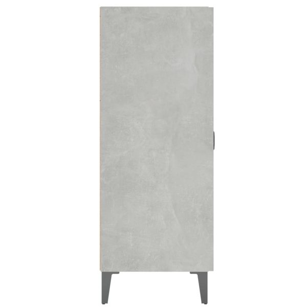 Sideboard 69.5x34x90 cm Engineered Wood – Concrete Grey