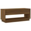 Hickam TV Cabinet 102x41x44 cm Engineered Wood – Brown Oak