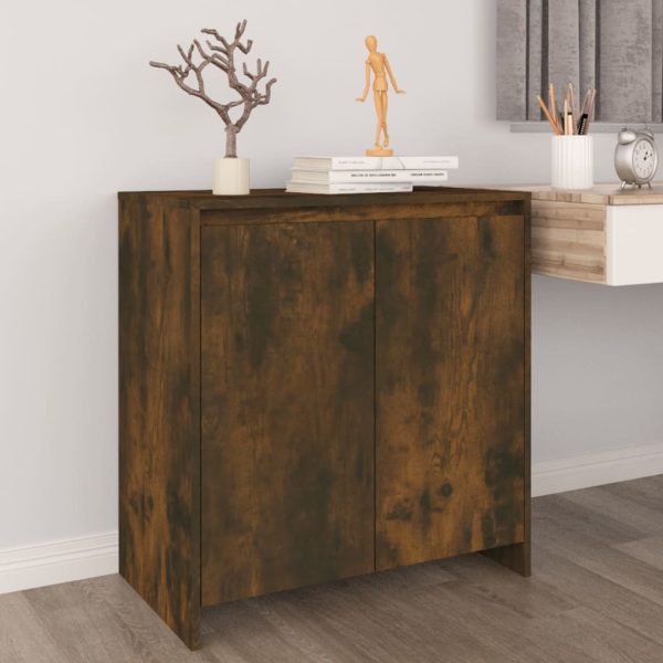 Sideboard 70x40x75 cm Engineered Wood – Smoked Oak