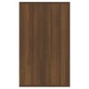 Sideboard 135x41x75 cm Engineered Wood – Brown Oak