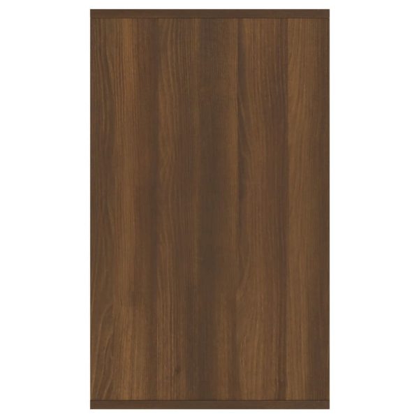 Sideboard 135x41x75 cm Engineered Wood – Brown Oak