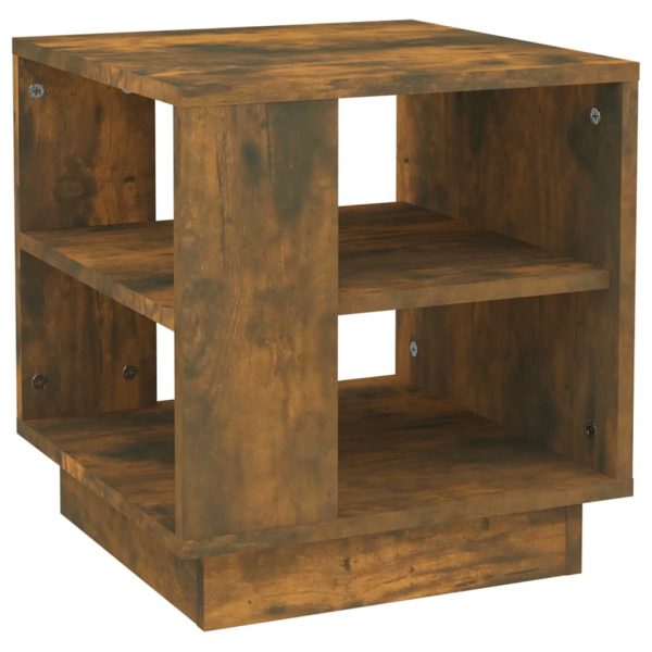 Coffee Table 40x40x43 cm Engineered Wood – Smoked Oak