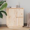Sideboard 60x34x75 cm Solid Wood Pine – Brown