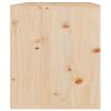 Wall Cabinet 45x30x35 cm Solid Wood Pine – Brown, 1