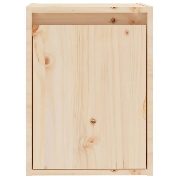Wall Cabinet 30x30x40 cm Solid Wood Pine – Brown, 2