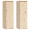 Wall Cabinet 30x30x100 cm Solid Wood Pine – Brown, 2