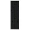 Wall Cabinet 30x30x100 cm Solid Wood Pine – Black, 1
