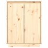 Shoe Cabinet 60x35x80 cm Solid Wood Pine – Brown