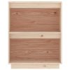 Console Cabinet 60x34x75 cm Solid Wood Pine – Brown