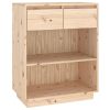 Console Cabinet 60x34x75 cm Solid Wood Pine – Brown