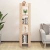 Suamico Book Cabinet/Room Divider 41x35x160 cm Solid Wood Pine – Brown