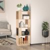 Terrell Book Cabinet/Room Divider 51x25x132 cm Solid Wood Pine – Brown