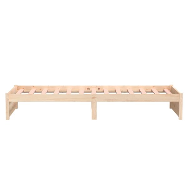 Tothill Bed Frame Solid Wood – SINGLE, Brown