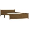 Amesbury Bed Frame Solid Wood – DOUBLE, Honey Brown