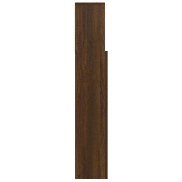 Headboard Cabinet 100x19x103.5 cm – Brown Oak