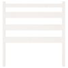Bed Headboard Solid Wood Pine – 96x4x100 cm, White
