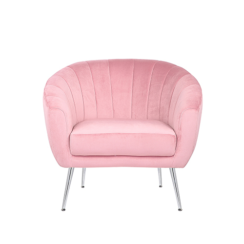 Arm Chair Pink Velvet