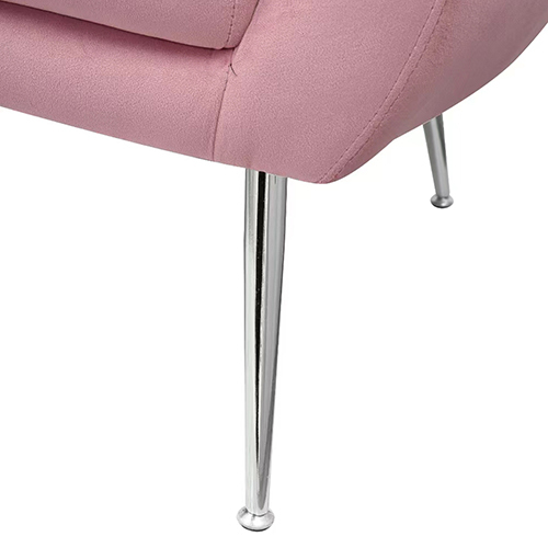 Arm Chair Pink Velvet