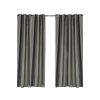 2X Blockout Curtains Blackout Curtain Window Eyelet Bedroom 132CM x 213CM – Grey